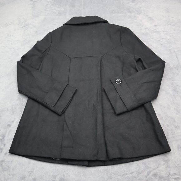Ambiance Apparel Jacket Womens L Black Long Sleeve Button Down Collared Pockets - Picture 9 of 16